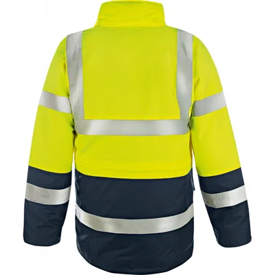 Produktbild von VIZWELL Warnschutzjacke VWJK 05 Gr. XL gelb/marine