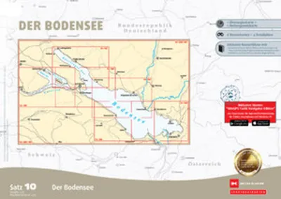 Obrázek produktu pro Sada map pro rekreační plavidla 10: Bodamské jezero (vydání 2025)