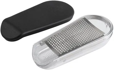 Immagine prodotto di Stanley Rogers Grattugia da cucina, con contenitore per la raccolta, lavabile in lavastoviglie, 16 cm circa