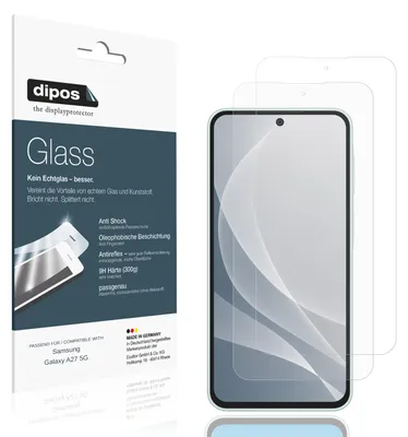 Immagine prodotto di 2x Pellicola Protettiva per Samsung Galaxy A27 5G Protezione opaco Vetro Flessibile 9H dipos