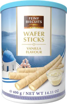 Produktbild von Feiny Biscuits Wafer Sticks Vanilla 400g