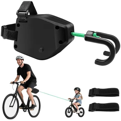 Immagine prodotto di Cavo di traino per bicicletta, per bambini, 2,5 metri, colore nero