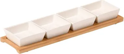 Image de KESPER Bols de service avec plateau, bambou KESPER 58065