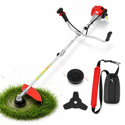 Produktbild von HECHT 129 BTS Freischneider Benzin | mit Tragegurt | 25,5 und 43 cm Schnittkreis | 1,1 PS | 25,4 cm³