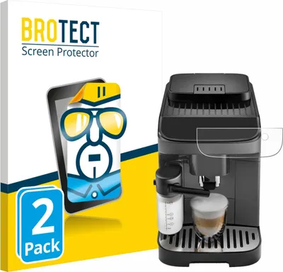 Produktbild von 2x Für DeLonghi Magnifica Evo Schutzfolie BROTECT Displayschutz Display Schutz Folie Klar Transparent