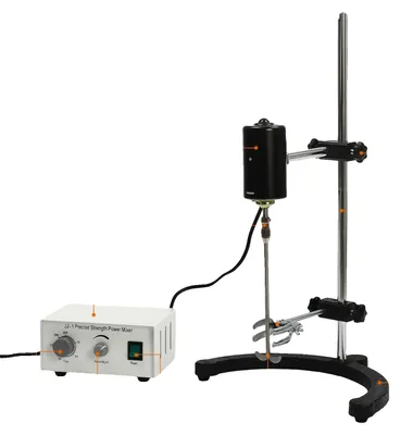 Produktbild von Elektrischer Laborrührer, einstellbare Geschwindigkeit, mechanischer Timer, schwarz, EU-Stecker, 220V