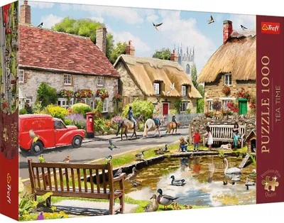 Immagine prodotto di Trefl Puzzle Tea Time Sommer in der Stadt, 1000 Teile, 68 x 48 cm, 10808