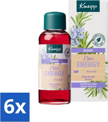 Image de Kneipp - Huile de bain - Romarin - Pour une nouvelle énergie - 100 ml - Lot avantageux - 6 pièces