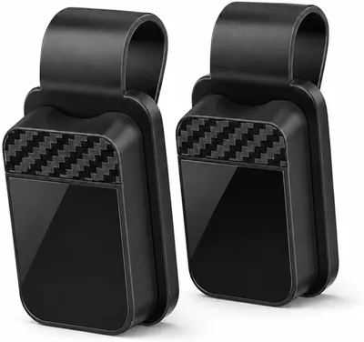 Produktbild von Brillenhalter für Auto, schwarz, 2 Stück, für Fahrzeuge