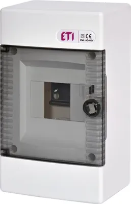 Obrázok produktu pre Rozvodná skriňa Rozvodná skriňa IP40 Nástenná rozvodná skriňa Malá rozvodná skriňa  ECT4PT