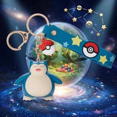 Produktbild von Pokémon Snorlax Schlüsselanhänger – Funism