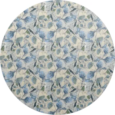 Produktbild von Aquarellblätter – Bodenschutzmatte – Stuhlunterlage – Bürostuhlmatte – Rutschfeste Bodenmatte – Schutzmatte für Hartboden – fi 100 cm