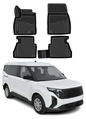 Imagen del producto de OMAC: Alfombrillas para el Ford Tourneo Courier II (2023-2026), de goma, color , juego de 4 piezas, Imagen generada por IA