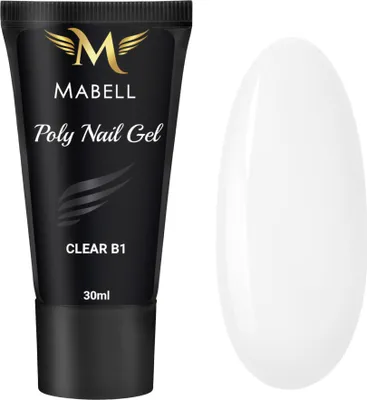 Produktbild von MABELL Poly Nail Gel 30g CLEAR