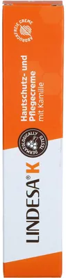 Produktbild von LINDESA K Hautschutz und Pflegecreme mit Kamille, 50 ml Creme