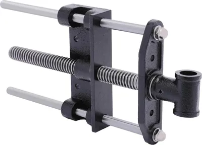 Obrázok produktu pre Zverák na opracovanie dreva - Zverák na pracovný stôl - Šírka upnutia 23 cm - Oceľ - Dĺžka 37 cm - Šírka 17,9 cm - Čierna/strieborná