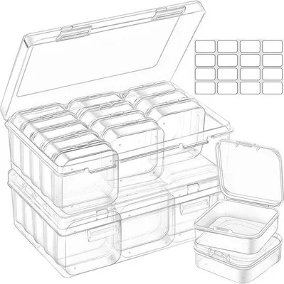 Produktbild von Transparente Aufbewahrungsboxen Set 30 Kunststoff