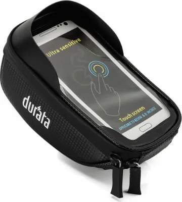 Produktbild von Durata Fahrradtasche, Lenkertasche mit Handyfach u. Stauraum