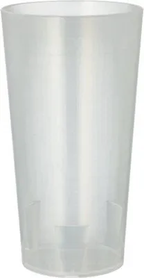 Produktbild von Papstar Mehrweg-Trinkbecher 0,4 l Ø 7,5 cm · 14,5 cm transluzent unzerbrechlich, 20 x 10 Stück