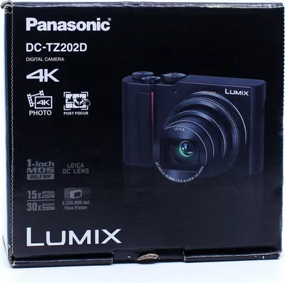 Produktbild von Panasonic LUMIX DC-TZ202D schwarz