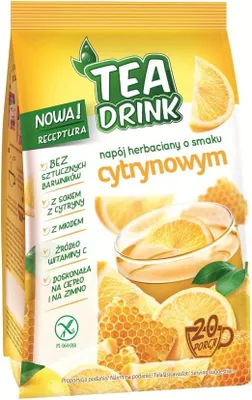 NAPÓJ HERBACIANY O SMAKU CYTRYNOWYM BEZGLUTENOWY 300 g - CELIKO (TEA DRINK)