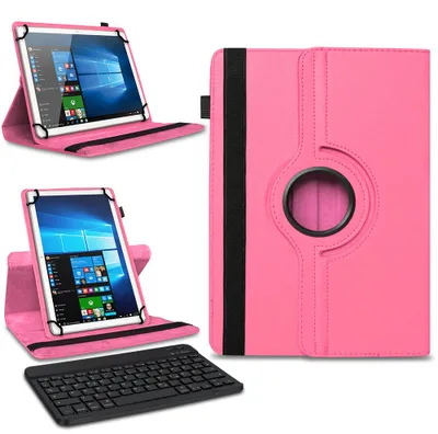 Produktbild von Tablet Tasche Tastatur Hülle für Blackview Tab 90 Schutzhülle Bluetooth CaseFarben:Pink