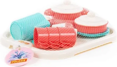 Zdjęcie produktu dla Zestaw naczyń Nastka z tacš na 3os 54814
