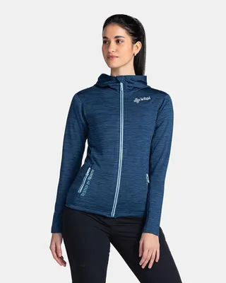 Imagen del producto de Sudadera de forro polar para mujer KILPI SEVELEN-W TL0203KI, color azul oscuro, talla 34