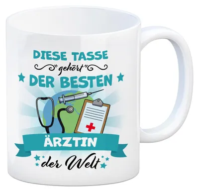 Produktbild von Beste Ärztin der Welt Kaffeebecher
