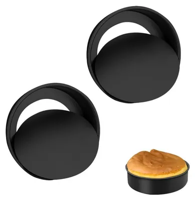 Obrázek produktu pro Forma na dort s odnímatelným dnem, průměr 15 cm, sada 2 kusů, s nepřilnavou povrchovou úpravou z uhlíkové oceli