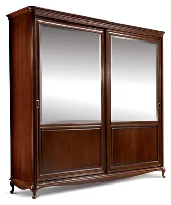 Productafbeelding van Kledingkast met schuifdeuren, meubel, kasten, slaapkamer, hout