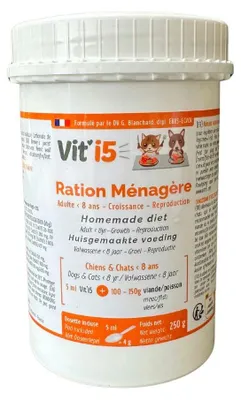 Obrázek produktu pro Vit'i5 Orange – Domácí doplněk stravy pro psy a kočky
