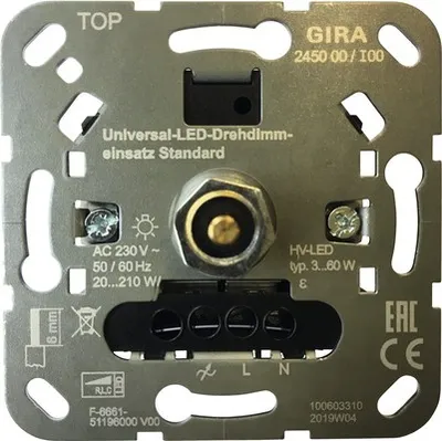 Produktbild von Gira 245000 Universal LED Drehdimmer Standard