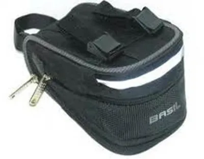 Image de Sacoche de selle BASIL "Mada" volume : 1 l, dimensions (L x noir)
