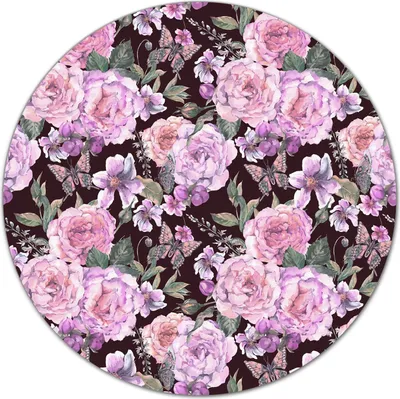 Produktbild von Glas-Herdabdeckplatte Glaskeramikkochfeld-Abdeckung Schneideplatten - 40 cm - Schmetterling rosa