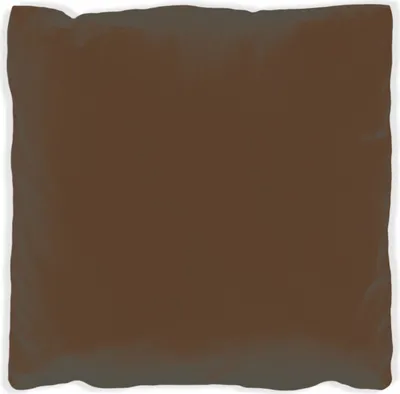Produktbild von Wallario Premium Kissen, weiche Oberfläche, mit Motiv Braun, Größe: 30 x 30 cm, mit weißer Rückseite