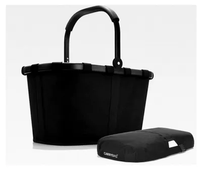 Produktbild von Einkaufskorb Frame Schwarz mit Cover Schwarz
