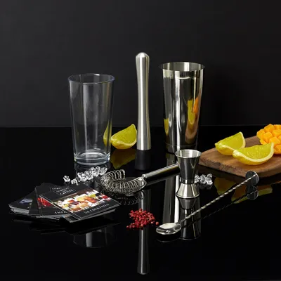 Image de Set A Cocktail 5 Accessoires Et 50 Recettes
