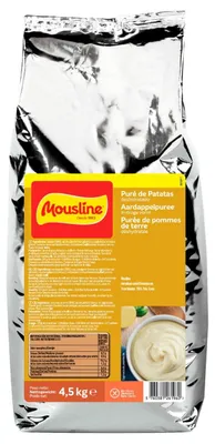 Produktbild von Mousline Kartoffelpüree 4500g – cremig, schnell, ideal für Familien & Gastronomie