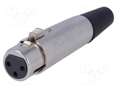 Immagine prodotto di 1 connettore a spina, con 3 pin dritti, adatto per cavi -3G-2 - connettore flessibile