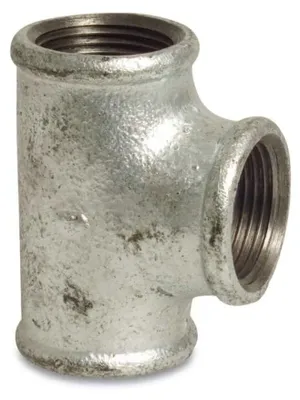 Zdjęcie produktu dla Trójnik gwintowany z żeliwa ciągliwego 3/8" IG x 3/8" IG x 3/8" IG