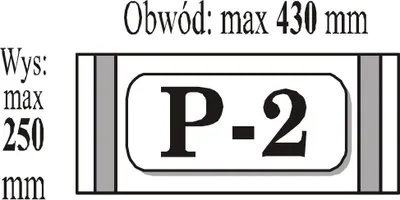 Zdjęcie produktu dla Okładka przylepiana P2 - Format B5 (50szt) IKS