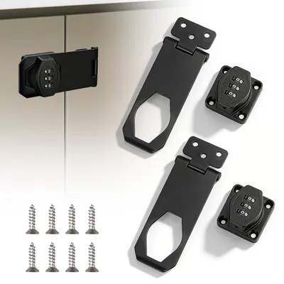 Immagine prodotto di Set di 2 serrature a combinazione antisfurto per mobili e porte