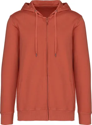 Produktbild von Native Spirit Umweltfreundliches Uni-Kapuzensweatshirt aus French Terry mit Reißverschluss