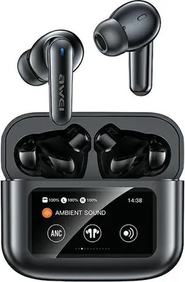Immagine prodotto di Cuffie Bluetooth Awei 5.4 T56 Anc Tws + Docking Station Nero/Nero