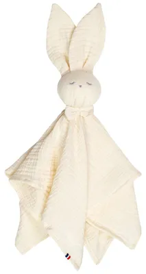 Produktbild von Schmusetuch Jeanne - 50 x 50 cm - Ecru | by SEVIRA KIDS