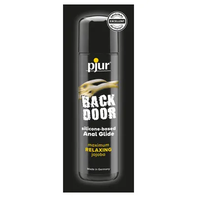 Produktbild von pjur BACK DOOR Relaxing - Analgleitgel auf Silikonbasis - für intensiven Analsex - extra lange gleitfähig (1,5ml - Sachet)