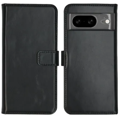 Imagen del producto de Funda de Cuero Auténtico tipo Libro para Google Pixel 8 -
