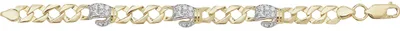 Produktbild von Funkiges 9 Karat (375) Gold Mädchen - Armband - 15cm*7mm, 7 Gramm; TRS16286