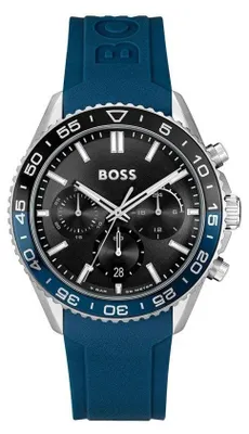 Produktbild von Herrenuhr Hugo Boss Runner 1514245, Chronograph, Blau